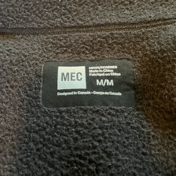 MEC Fleece hoodie - Faded Black - Picture 2 of 2